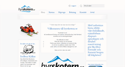 Desktop Screenshot of hyrskotern.se