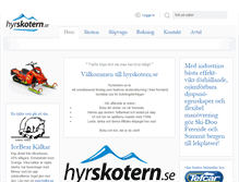 Tablet Screenshot of hyrskotern.se